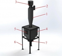 Циклон ЦН-15 (ТКП 10/10-9Г; Q- 5550м3/ч) УралАктив